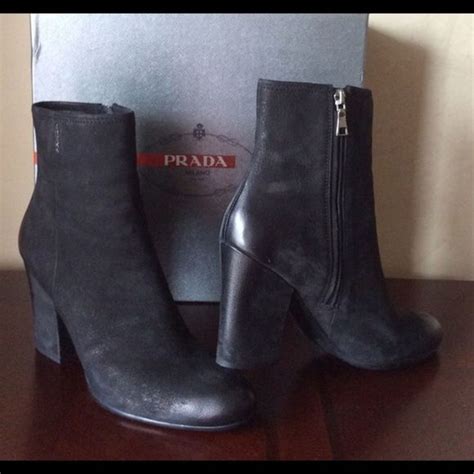 prada capra antic boots|Prada Capra Antic 1 Womens Leather Fashion Ankle Boots.